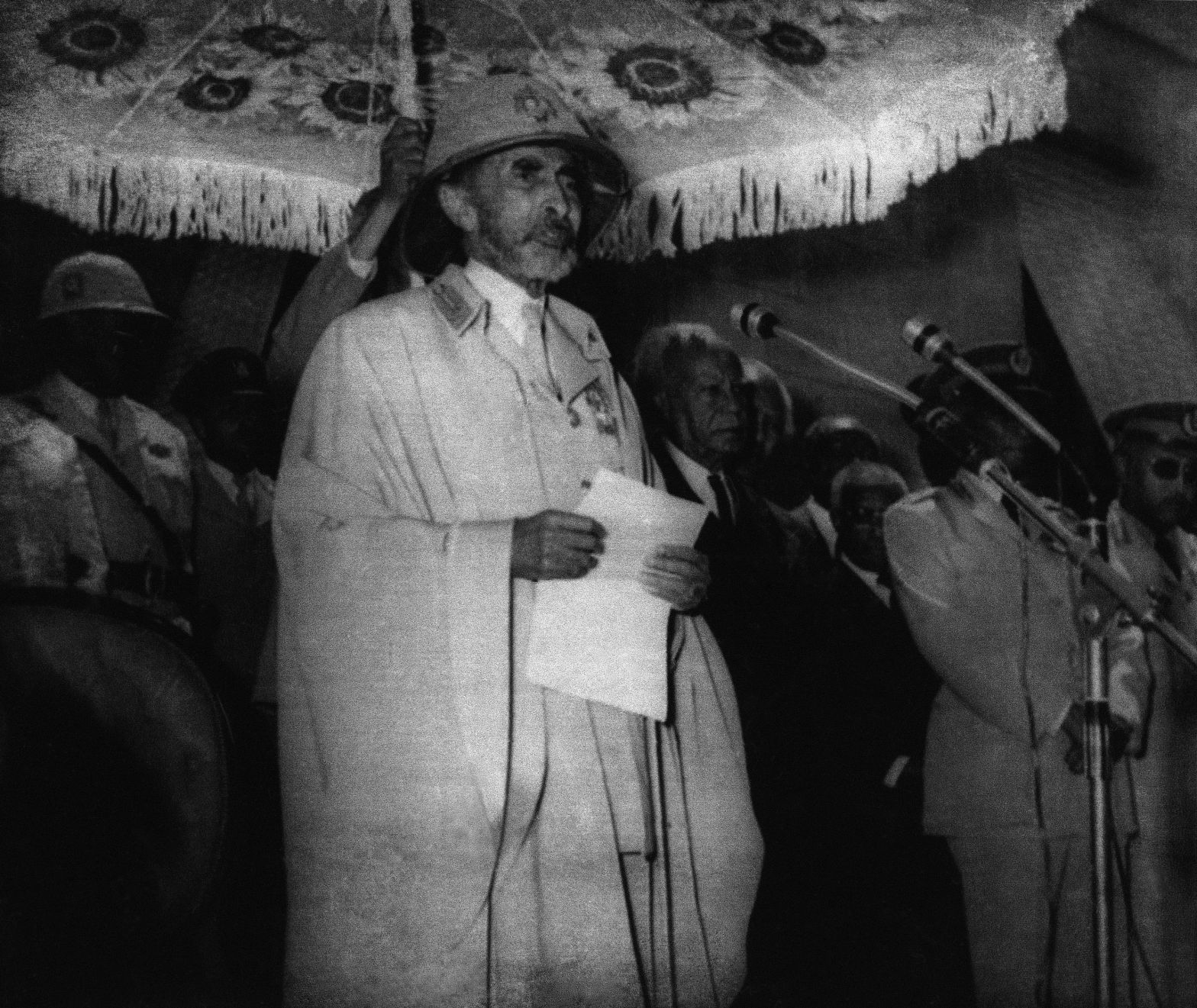 1974: Emperor Haile Selassie